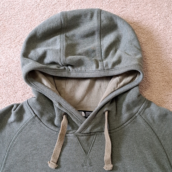 The North Face Mens Hoodie Size Medium Green Pullover Hooded Sweatshirt Casual - Picture 3 of 12